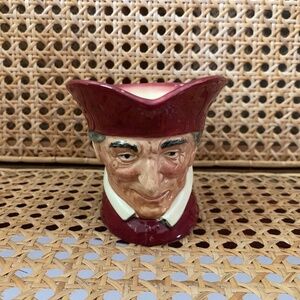 Vintage Small Royal Doulton Character Toby Jug The Cardinal Mug 3.5" Pitcher